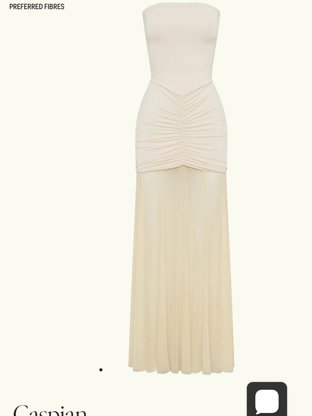 Meshki Slinky And Mesh Off Shoulder Maxi Dress - Picture 3 of 6